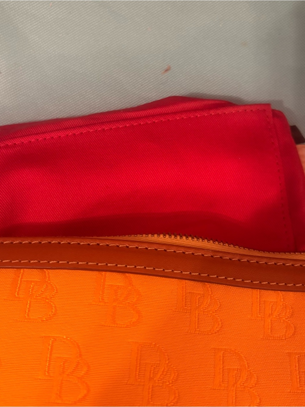 Dooney & Bourke Bright Yellow Logo Wristlet NWOT reg#K9244530 - Picture 4 of 6
